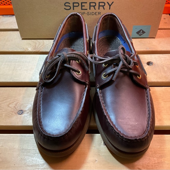 Sperry Men's Authentic Original™ Top-Sider in Amaretto - Picture 2 of 7